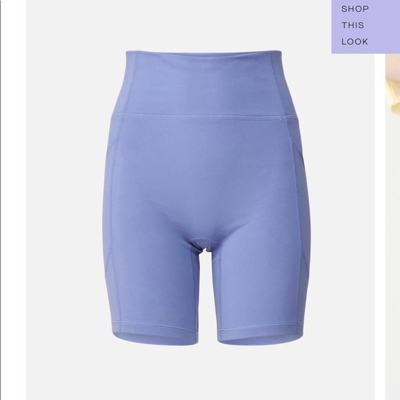 Le Ore Lucca Set: Smokey Amethyst High Rise Pocket Short + Racer Back Bra $136 - Picture 11 of 16